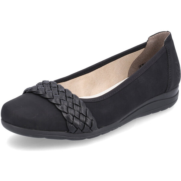 Dámske baleríny Rieker L9358-00 čierna 39373879