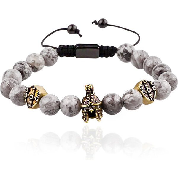 Sams Artisans Korálkový náramok Spartan Warrior BRN INRM185 39378289