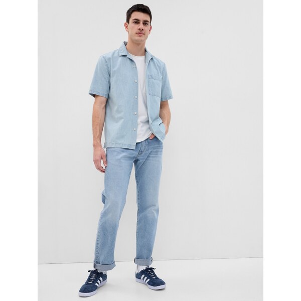 GAP Pánska Chambray košeľa s krátkym rukávom 571919-00 66268127