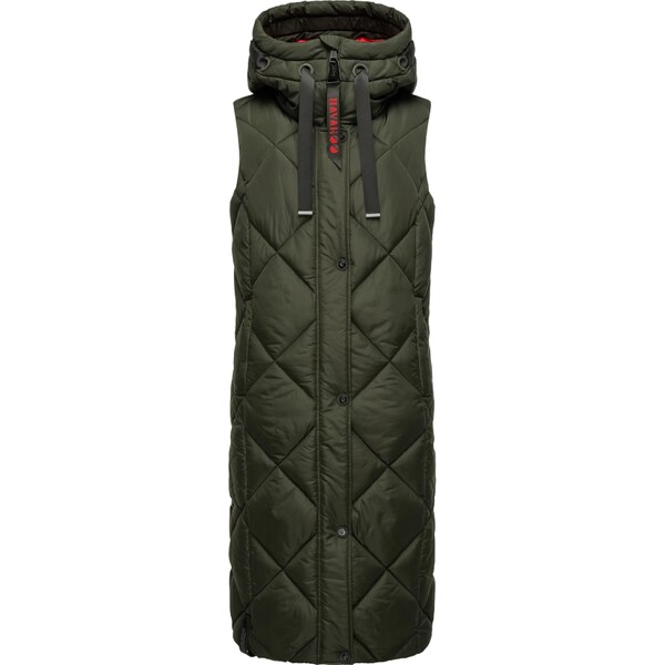 NAVAHOO Vesta Schnuckel kaki / grenadínová / čierna 54244100