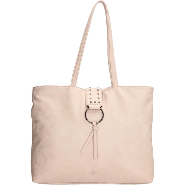 Charm London Béžová veľká shopper kabelka na rameno „Olivie“ 39396214