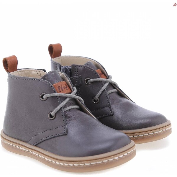EMEL Detské kožené topánočky E2621A-22 Šedá 46771728