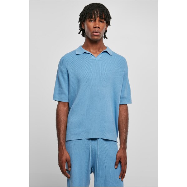 Urban Classics Ribbed oversized shirt horizontal blue 50607131