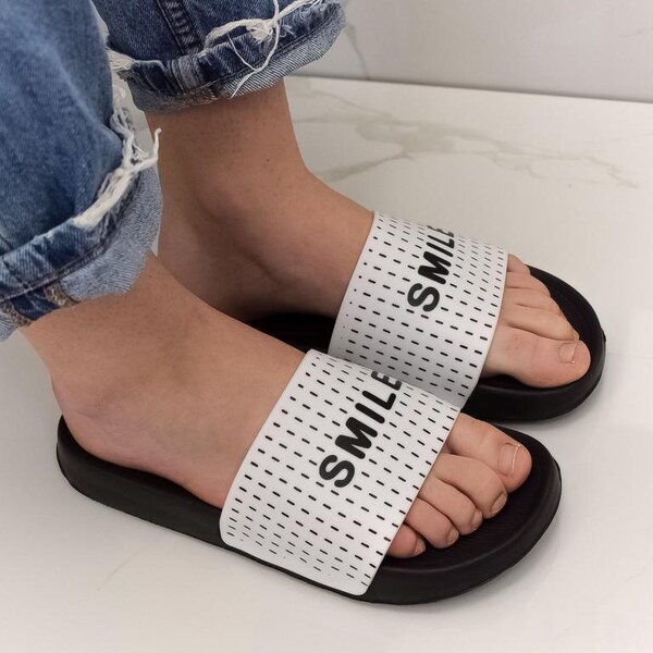 JOHN-C Dámske čierne šľapky SMILE 39455735