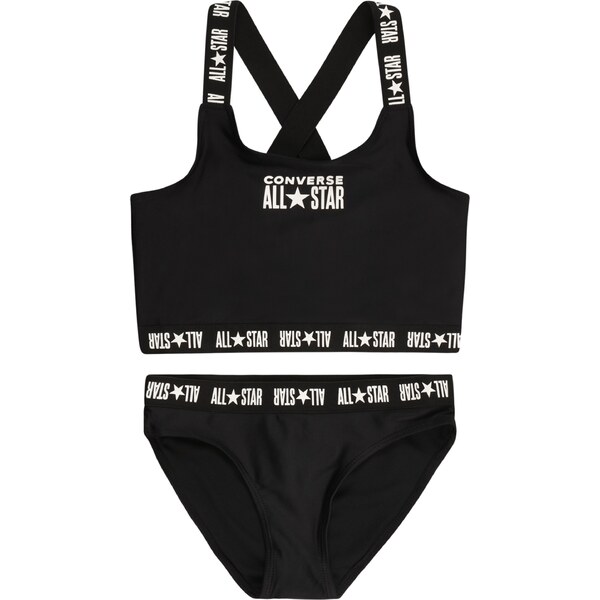 CONVERSE Bikiny čierna / biela 39482961