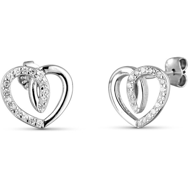 VUCH Strieborné náušnice Lotte 50666769