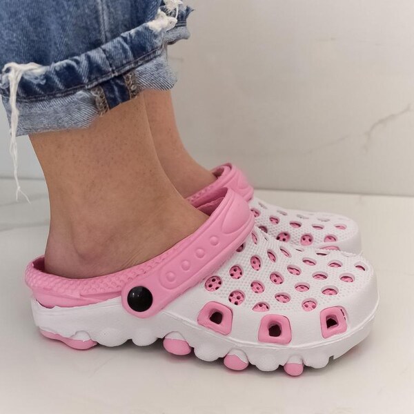 JOHN-C Bielo-ružové crocsy VONN 39470820