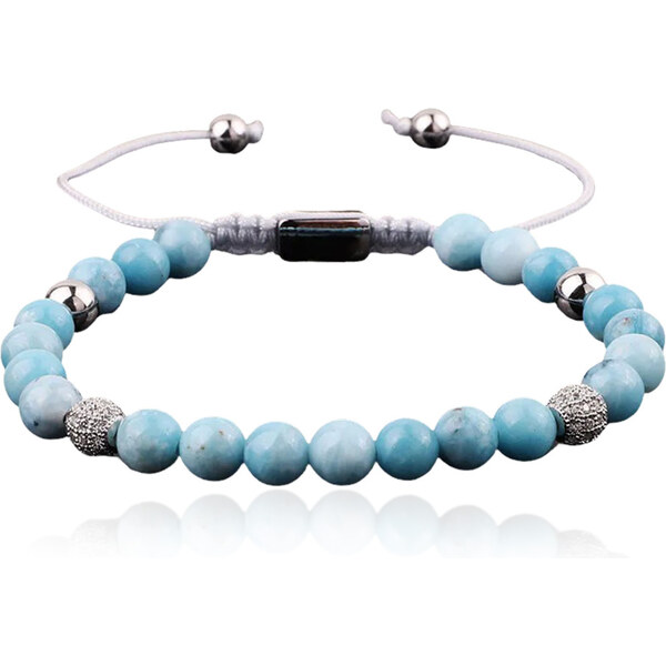 Lindas Jewelry Korálkový náramok Bluestone INR195 39472070