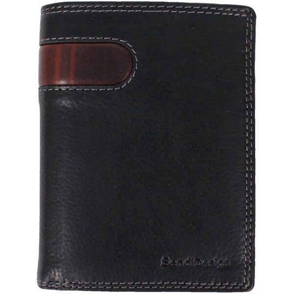 Sendi Design Pánska kožená peňaženka D-2306 RFID čierna 35335849