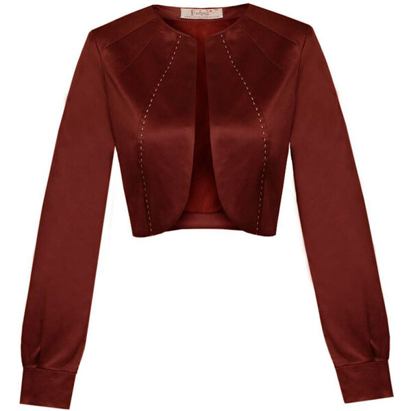 Glara Saténové bolerko 39475808