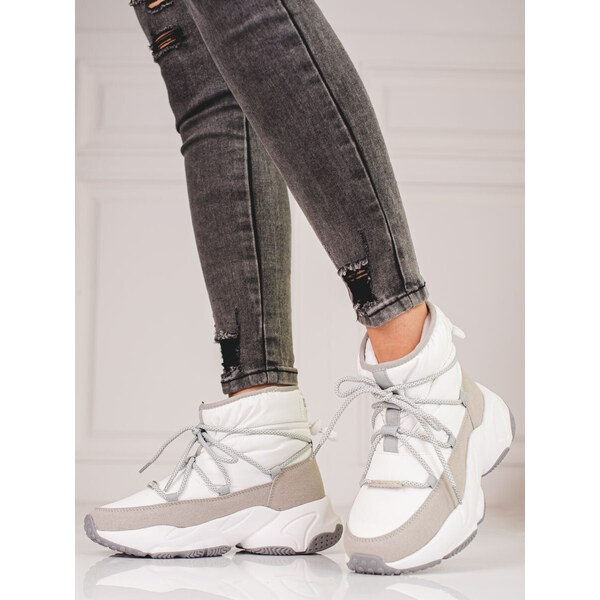 B2B Professional Sports Dámske snehule bez podpätku KK274272 Biela - 39492073