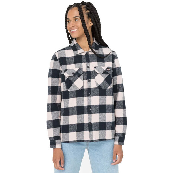 Dickies Sacramento Shirt Wmn Light Pink - Dámske - Mikina Dickies - 66356898