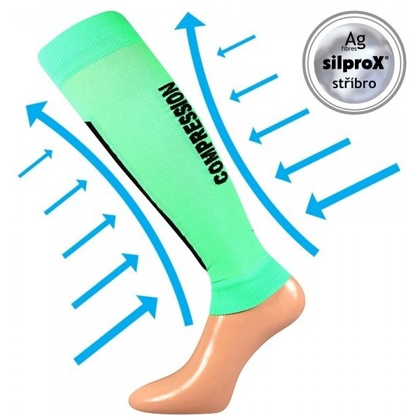 FLEX NÁVLEKY kompresné návleky na lýtko VoXX Zelená L / XL 1 pár 41674758