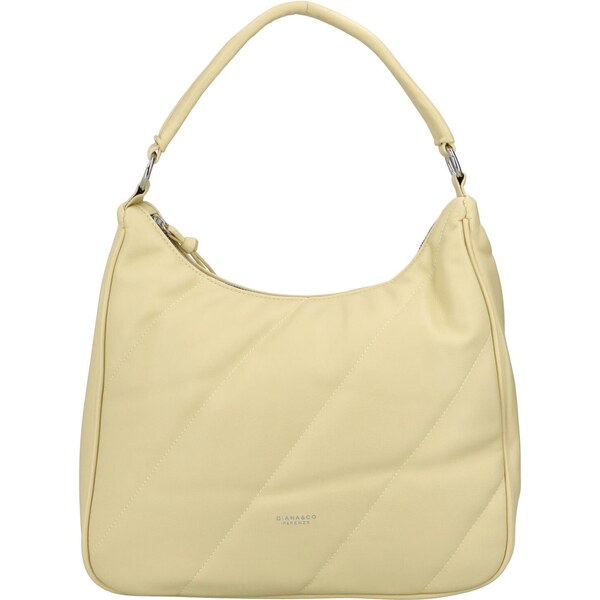 Dámska kabelka cez plece svetložltá - DIANA & CO Beverly žltá 40753621
