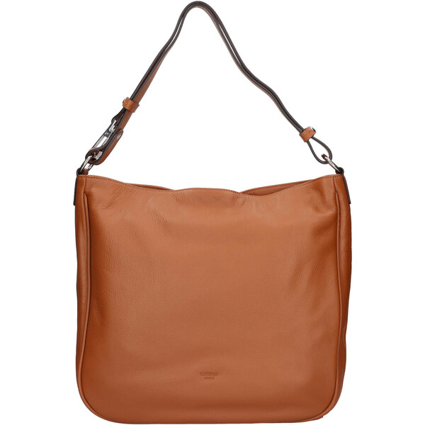 Elegantná dámska kožená kabelka Katana Jindra - koňak 46447432