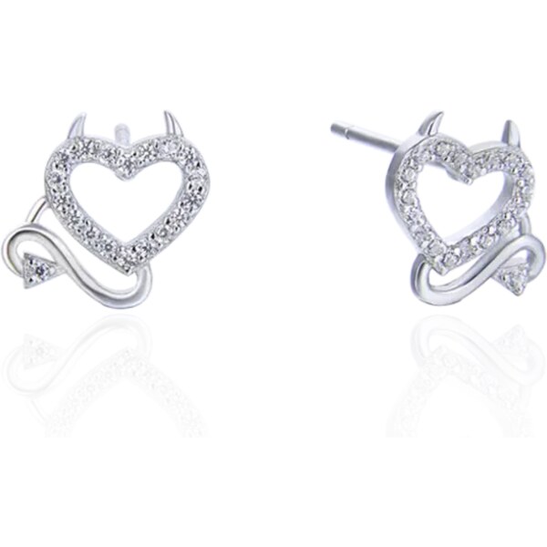 Olivie Strieborné náušnice ČERTICE 7364 39534539