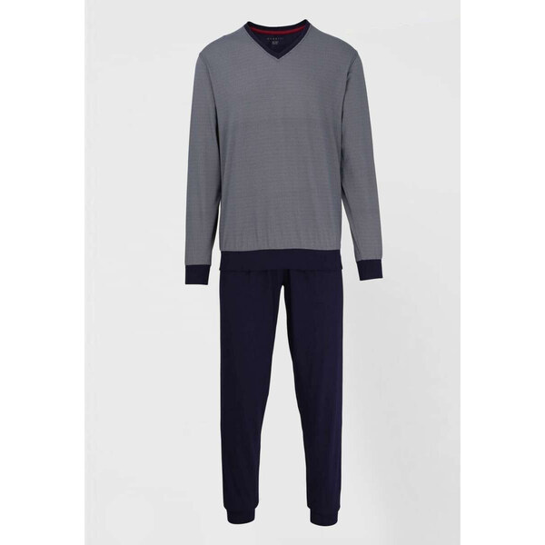 Pánske pyžamo 56002 4008 tm. modrá-vzor - Bugatti 39584681