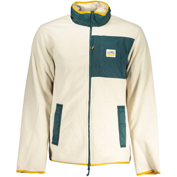 Pánska béžová mikina na zips VANS 64708676