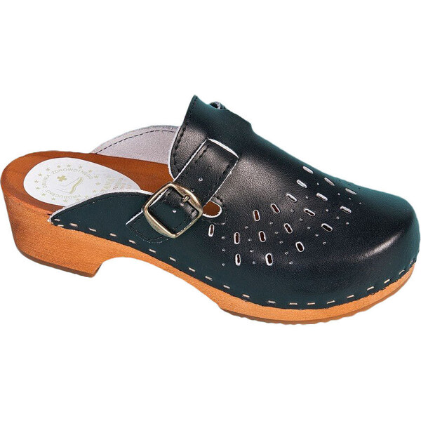 Glara Zdravotné dreváky na podpätku 39531739