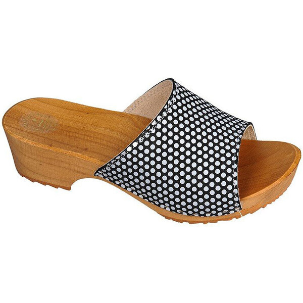 Glara Kožené dreváky s bodkami 39543824
