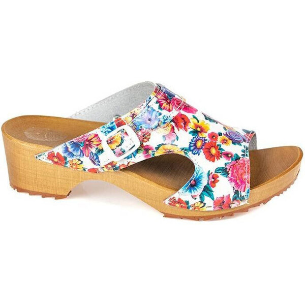 Glara Vintage dreváky s kvetmi 39543827