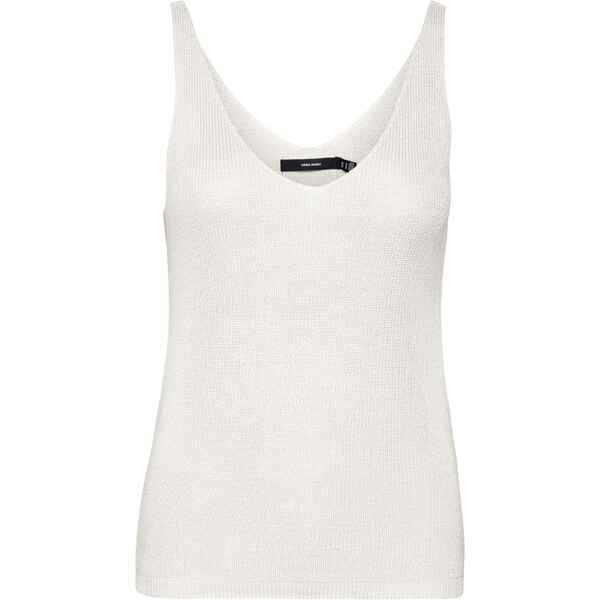 VERO MODA Vyšívaný top VMNew Lex biela 39659360