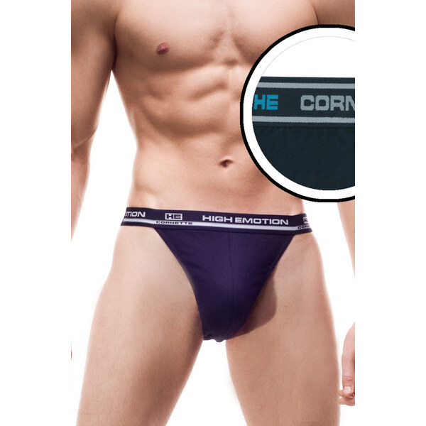 Pánske slipy High Emotion dark blue - CORNETTE 43574236