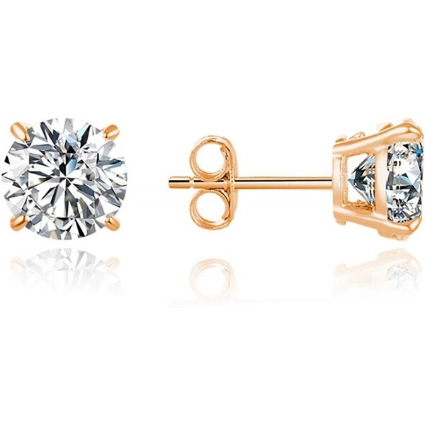 MOISS Obľúbené kôstkové náušnice s čírymi zirkónmi E0001164 0,8 cm 66587191