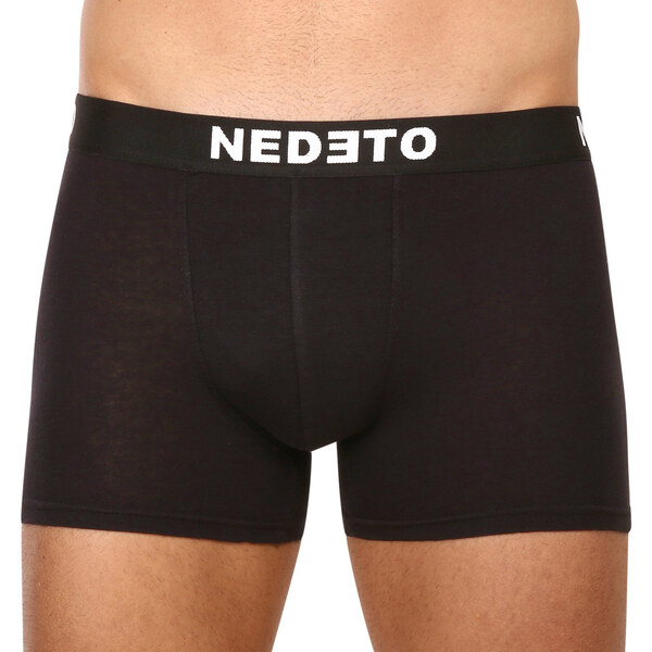 7PACK pánske boxerky Nedeto čierne (7NB001-brand) 58266261