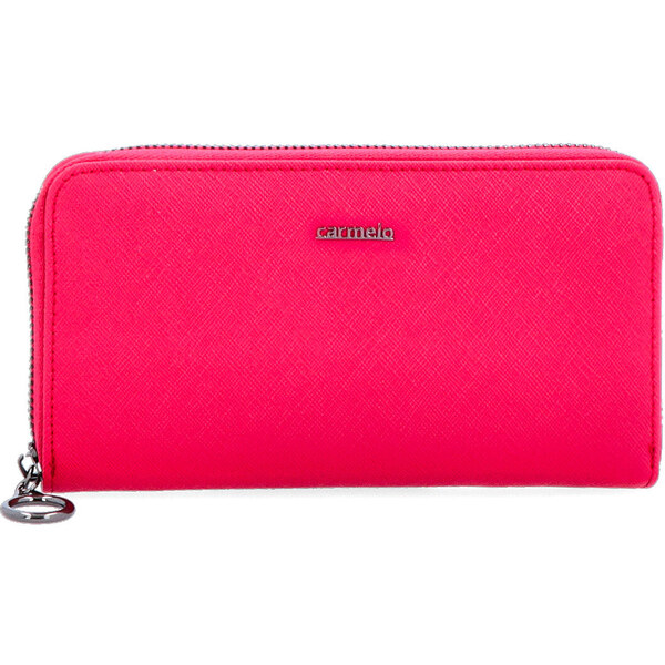 Dámska kožená peňaženka Carmelo ružová 2123 F 39601075