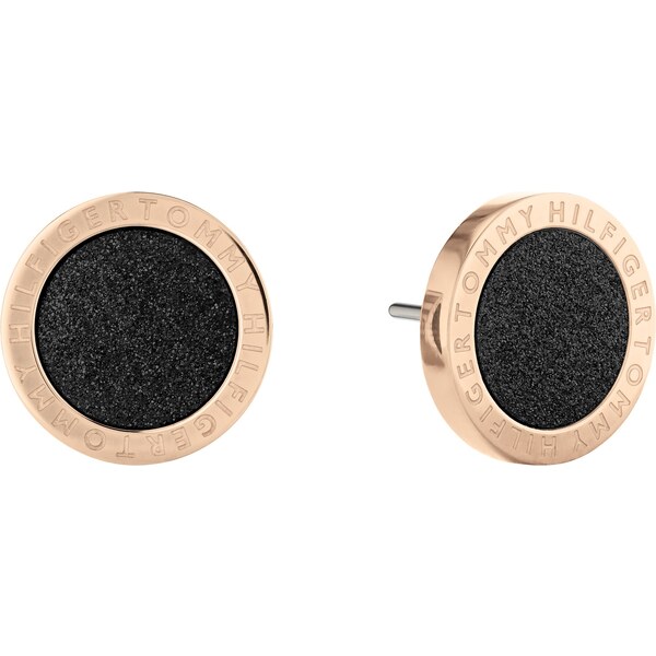 Tommy Hilfiger Nápadité bronzové bicolor náušnice kôstky Dust 2780705 66588001