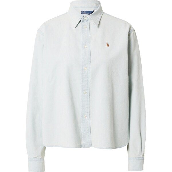 Polo Ralph Lauren Blúzka svetlomodrá / hnedá 54246032