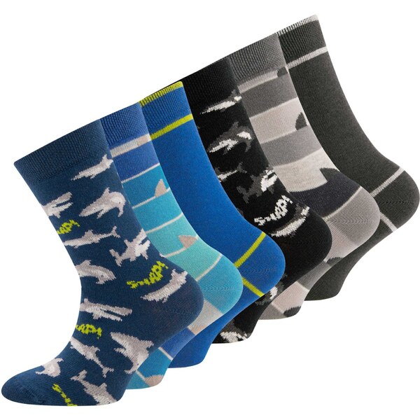 EWERS Ponožky kobaltovomodrá / tmavosivá 52509745