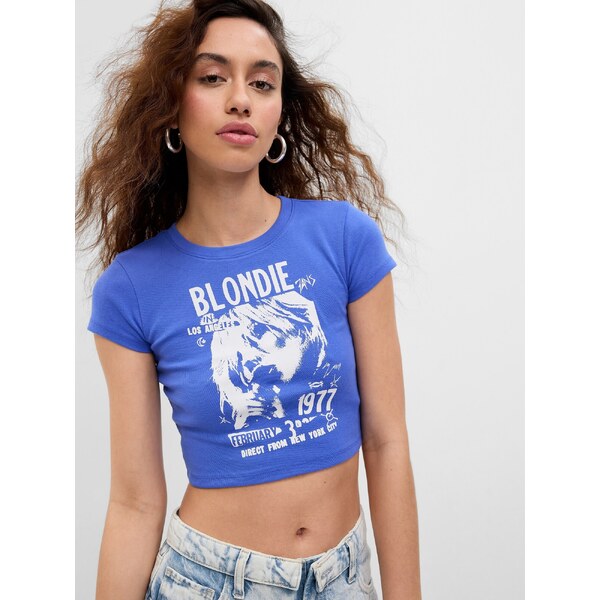 GAP Dámske Tričko crop s potiskem 603578-02 66268093