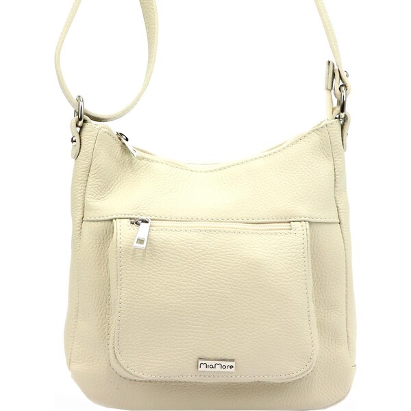 Kožená crossbody kabelka MiaMore 66065217