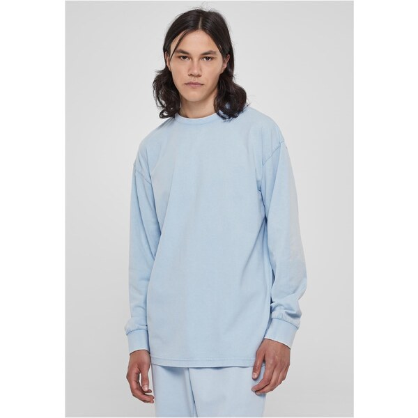 Urban Classics Heavy Boxes Acid Wash Longsleeve balticblue 50676703