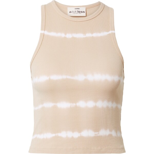 A LOT LESS Top Jana béžová / šedobiela 54246610