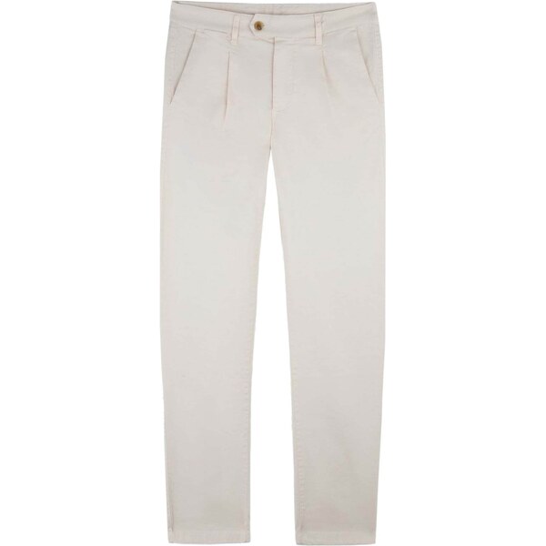 Scalpers Plisované nohavice Nos Firenze šedobiela 54241127