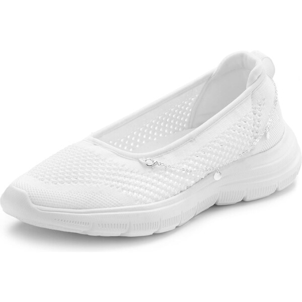 LASCANA Baleríny biela 54243376