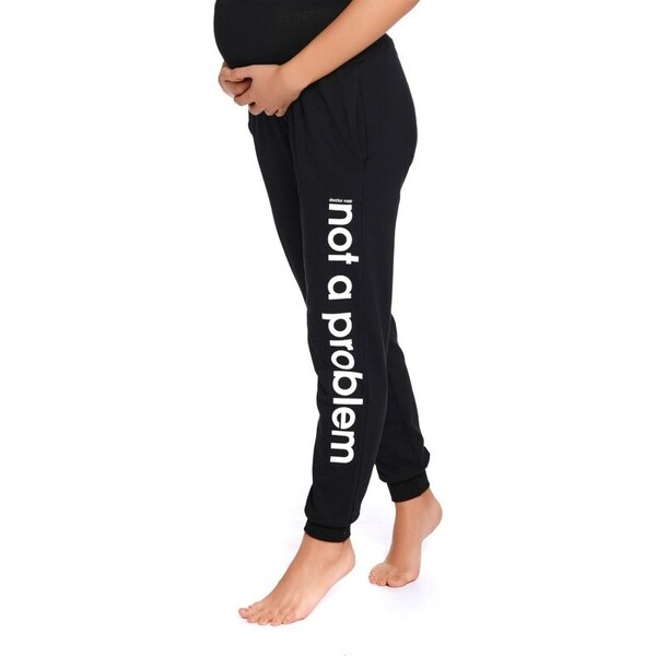 DOCTOR NAP Čierne tehotenské tepláky NAP 40727057