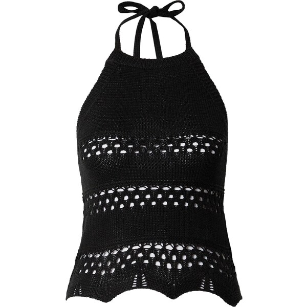 Urban Classics Vyšívaný top čierna 40763854