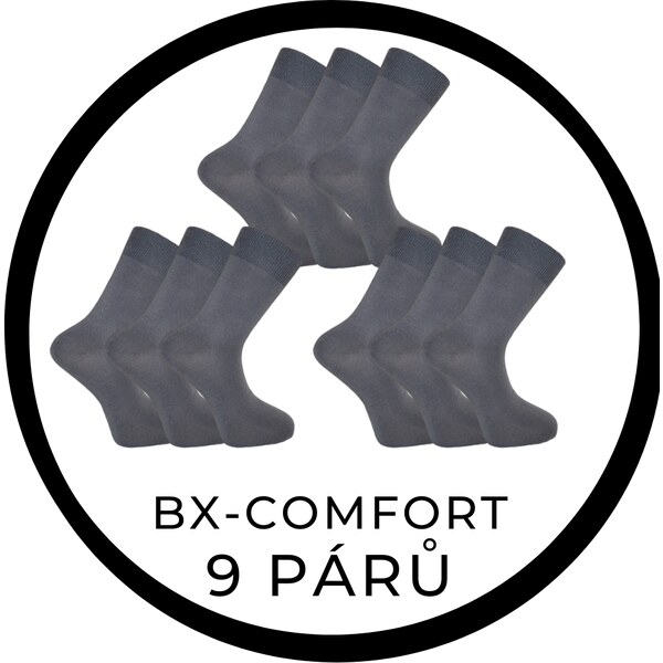 MEGAPACK 9párov - BX-COMFORT české kvalitné bambusové ponožky BAMBOX 41674759