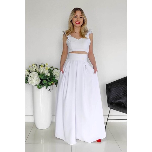 miadresses.sk Biela dlhá sukňa 40753789