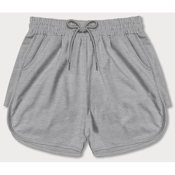 J.STYLE Šedé dámske športové šortky (8K951-2) 41246404