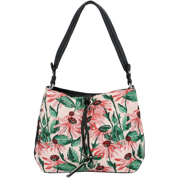 Dámska kabelka cez rameno čierna/ružová - David Jones Powerflow ružová 61395329