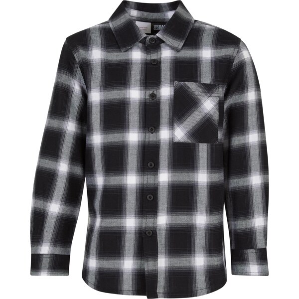 Urban Classics Košeľa antracitová / čierna / biela 40795320