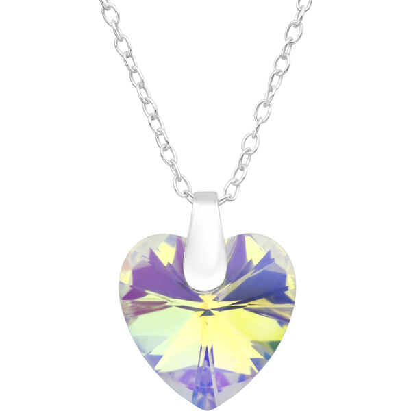 Olivie Strieborný náhrdelník SRDIEČKO 7392 40862895