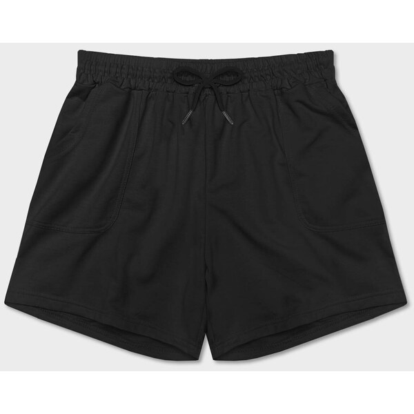 J.STYLE Čierne dámske teplákové šortky (8K950-3) 41247279