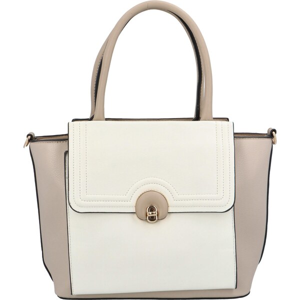 Dámska kabelka cez rameno krémová taupe - MARIA C Ekoteria krémová 42695044