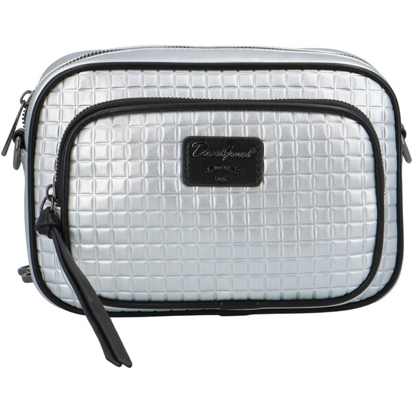 Dámska crossbody kabelka strieborná - David Jones Mirina strieborná 41027888